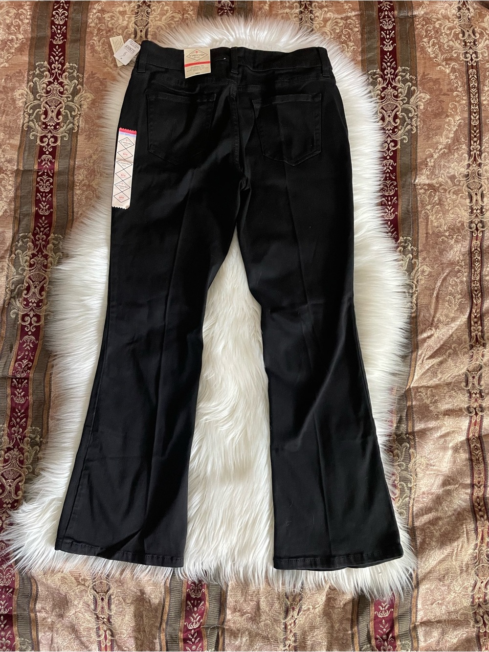 St. John's Bay Black Bootcut Stretch Pants